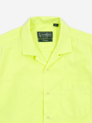 Gitman Vintage Camp Shortsleeve Shirt - American Neon Oxford