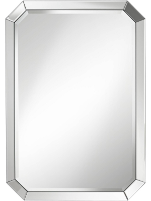 Noble Park Bevel Mirror Edge 28" X 40" Rectangular Wall Mirror