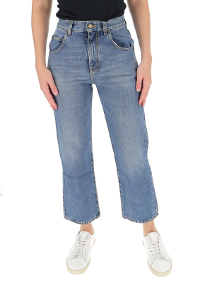 Saint Laurent 70s Cropped Jeans