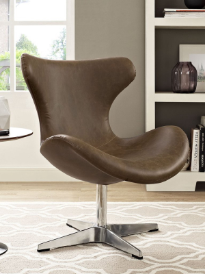 Steed Vinyl Lounge Chair