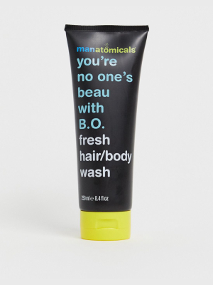 Manatomicals You're No Ones Beau With Bo Fresh Hair/body Wash