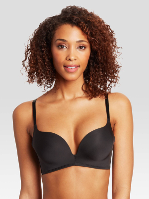 Maidenform Women's Wireless Plunge Push-up Bra