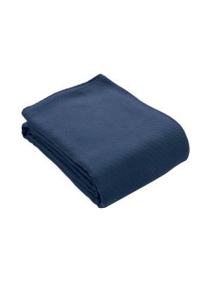 C&f Home Navy Preston Twin Blanket