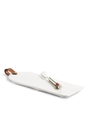 Wyatt Cheese Board & Knife Set