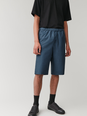 Cotton-mix Long Shorts