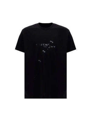 Givenchy Trompe L'oeil Effect Oversized T-shirt