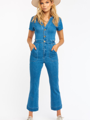 Emery Jumpsuit ~ French Blue