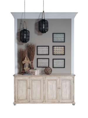 Pie Crust Door Cabinet