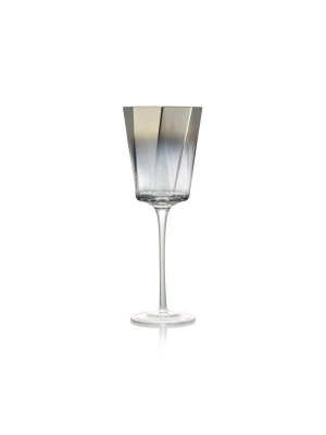 Kim Seybert Helix Goblet In Silver - Set Of 4