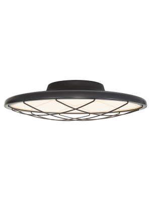 Dot 16" Caged Flush Mount In Various Colors