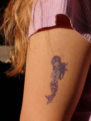 Celestial Pisces Temporary Tattoo