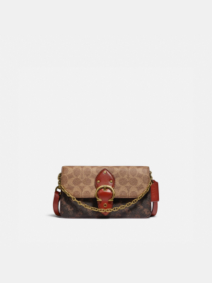 Beat Crossbody Clutch In Signature Canvas With...