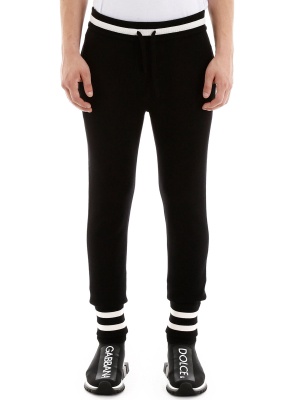 Dolce & Gabbana Contrast Stripe Detail Track Pants