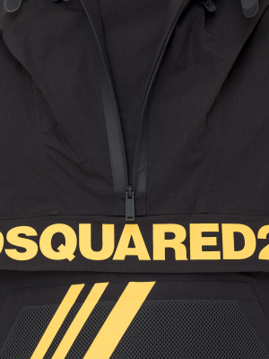 Dsquared2 Logo Print Windbreaker Jacket