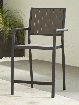 Alfresco Ii Grey 24" Counter Stool