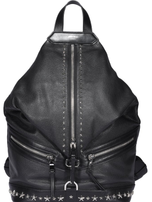 Jimmy Choo Fitzroy Star Embellished Backpack