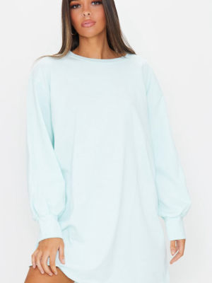 Mint Oversized Sweater Dress