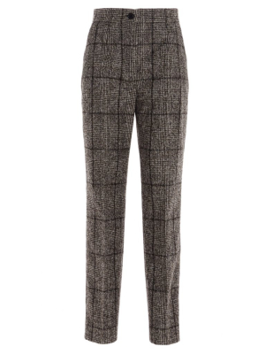 Dolce & Gabbana Checked Tailored Trousers