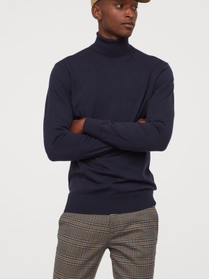 Merino Wool Turtleneck Sweater