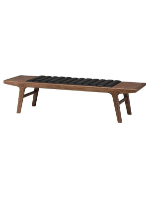 Nuevo Lucien Occasional Bench - Black