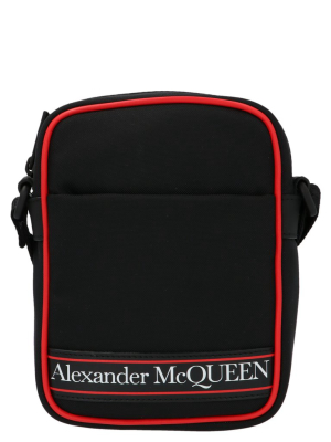 Alexander Mcqueen Logo Print Messenger Bag