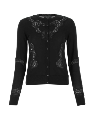 Dolce & Gabbana Lace Panel Cardigan