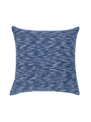 Jaspe Basura Throw Pillow - Indigo