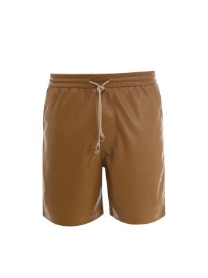 Nanushka Doxxi Faux-leather Bermuda Shorts