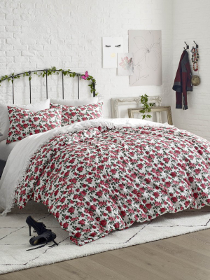Lady Pepperell Genevieve Floral Comforter Set