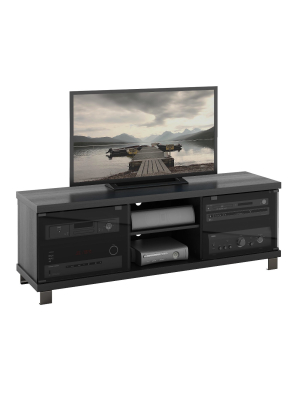 Flat Panel Tv Stand Corliving Ravenwood Black