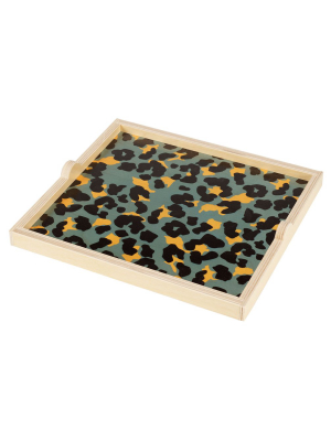 Cheetah Square Tray