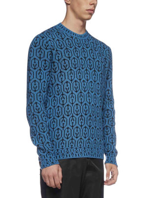 Prada Motif Jacquard Sweater