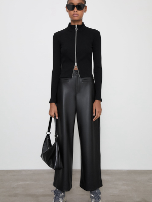 Faux Leather Pants