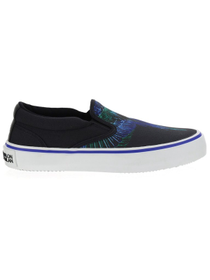 Marcelo Burlon County Of Milan Wings Printed Slip-on Sneakers