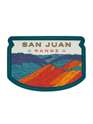 San Juan Range Sticker | Sendero Provisions Co.