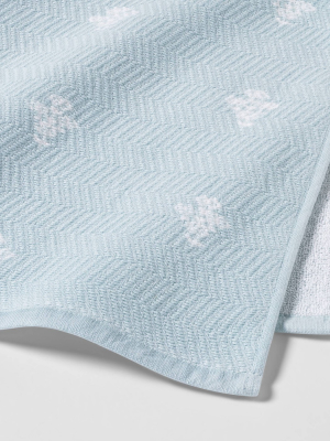 Flat Woven Bath Towel Aqua - Threshold™