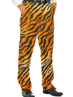 The Make Them Purr | Tiger Print Suit Pants