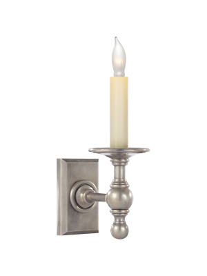 Single Library Classic Sconce In Various Colors