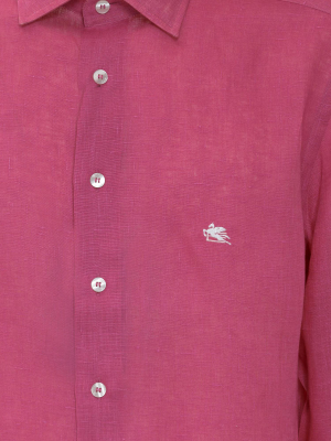 Etro Pegaso Embroidered Shirt