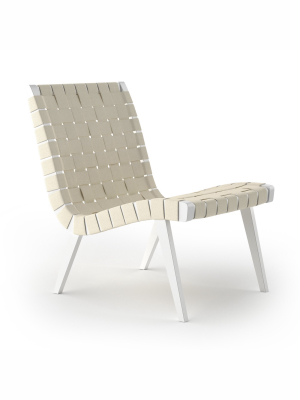 Weave Lounge Chair White - Aeon