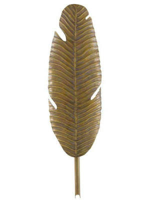 Tropical Leaf Wall Sconce