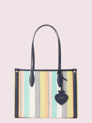 Market Woven Stripe Medium Tote