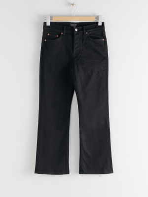 Classic Kick Flare Mid Rise Jeans