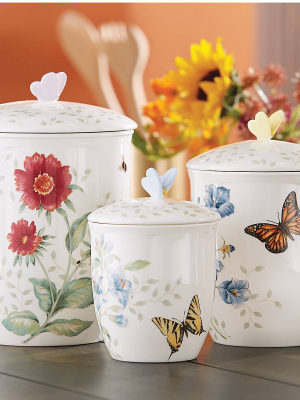 Butterfly Meadow 3-piece Canister Set