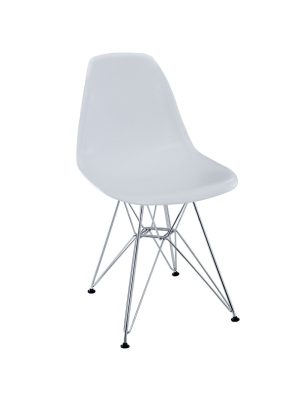 Poet Side Chair White