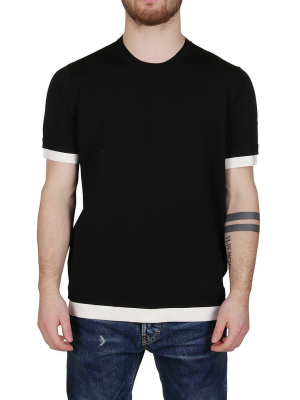 Neil Barrett Contrast Trim Crewneck T-shirt