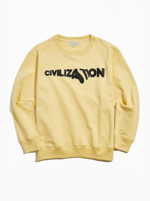 Hermanos Koumori Civilization Crew Neck Sweatshirt