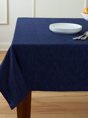 Linden Indigo Blue Tablecloth