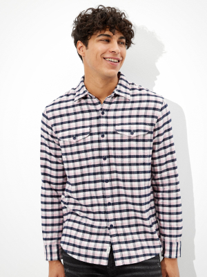 Ae Super Soft Flannel Shirt