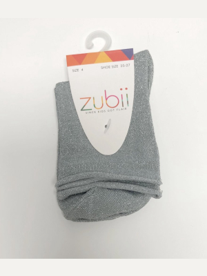 Zubii Ankle Sock - Sparkle Grey